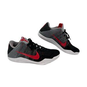 Nike Black & Red Kobe Elite Low Sample Sneakers